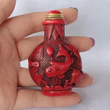 Old Chinese Red Coral Hand