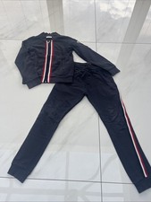Moncler tuta ragazzo blu navy