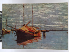 ? cartolina d'epoca Laguna - Guglielmo Ciardi