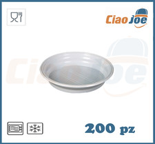 Piatti di Plastica Fondi microonde catering feste usa e getta 200 pz