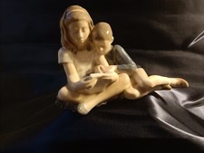 Royal Copenaghen 4670 porcellana bambini leggono reading kids 20x14 cm circa