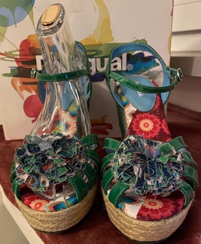 Sandalo desigual verde - sandalo,
