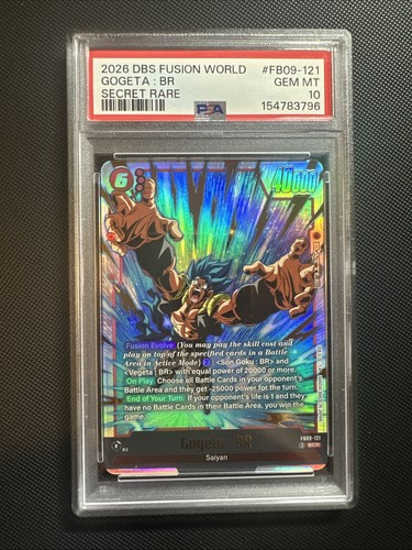 Psa gogeta secret rare - psa, br