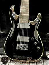 SCHECTER HELLRAISER C-8 # Black Made in 2014 chitarra 8 corde EMG 808 con ESP GIG 