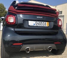 Fox Smart Fortwo 453 Scarico Sportivo 2x90mm Tubo Doppio per Brabus Coda