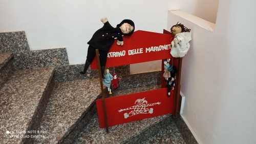 Teatrino marionette vintage - teatrino,