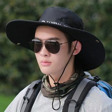 Cappello da sole uomo nero