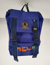 Zaino Invicta freedom Viola/Blu scritte Multicolore Zip Vintage anni'80/90 -736