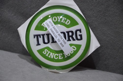 Tuborg beer pump - tuborg, badge