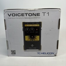 TC-Helicon VoiceTone T1 Pedale Effetti Vocali ed Dinamici con Alimentatore