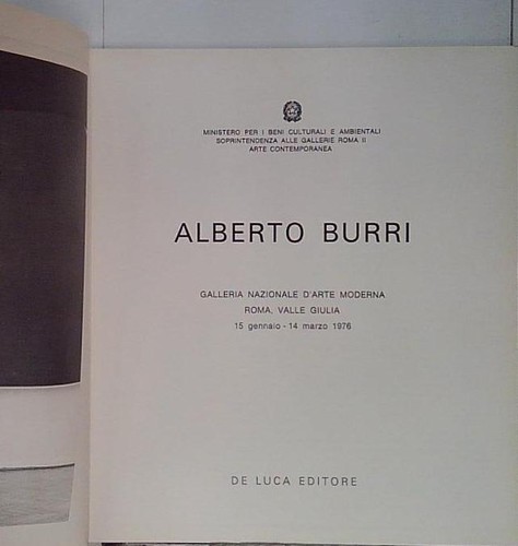 Alberto burri galleria - ,