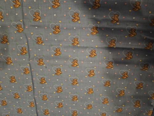 Tessuto vintage orso - tessuto,