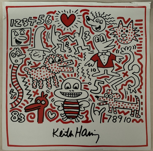 Rare poster keith haring - keith,