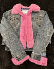 giacca denim vintage fodera