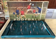 FOOTBALL SALCO BIGLIARDINO DA TAVOLO METALLO VINTAGE TOY CALCIO BALILLA