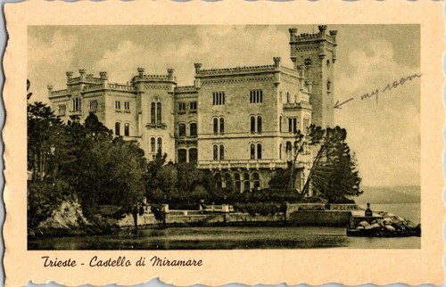 Cartolina epoca trieste - cartolina,