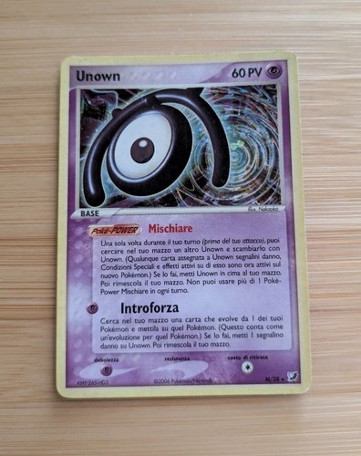 Pokemon unown m - pokemon, holo