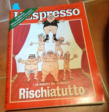 L'ESPRESSO N.19 1985 - ARBORE / SORDI / MASTROIANNI / WE ARE THE WORLD LIVE AID