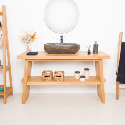 Lavabo sottolavabo legno - sottolavabo, di