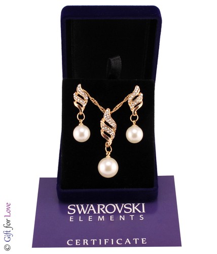 Parure donna oro - , swarovski