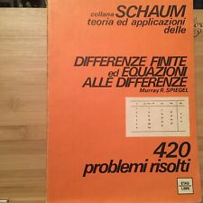 Schaum Differenze finite ed