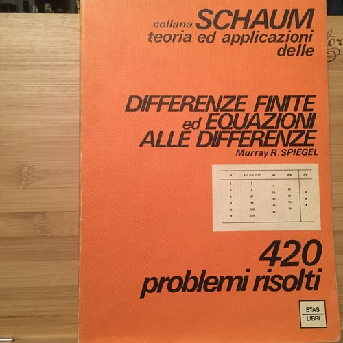 Schaum differenze finite - schaum,
