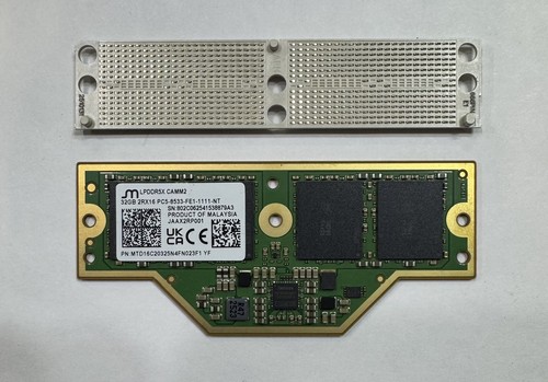 Micron lpddr5x camm2 - micron, gb