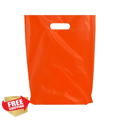Mmsbags 12x15 orange plastic - 12x15",