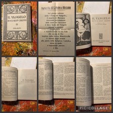 Il Santo Vangelo di N. S. Gesù Cristo e Preghiere Del Cristiano Tintori 1924