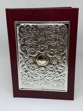 Agenda grande, nuova con scatola, in argento 925  ( R 7 : 10 g )