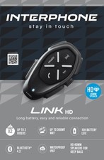 Interphone LINK HD Bluetooth CELLULARLINE Intercom Moto Casco Citofono Interfono