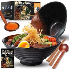 YTLEMON Set Ciotola Ramen In Ceramica 2×1000ml 34oz, Ciotola Di Pasta Giapponesi