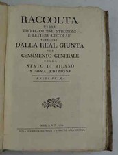 Raccolta degli editti, ordini