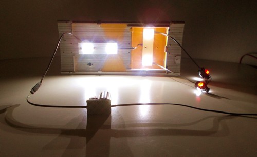 Kit luci led bianco - bianco, per