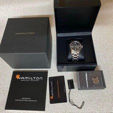 Orologio automatico da uomo Hamilton Khaki Field H705950 quadrante nero usato