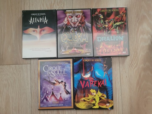 Cirque soleil dvd lot - cirque, set