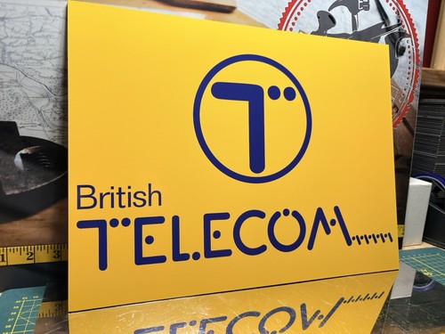 British telecom sign - telecom,