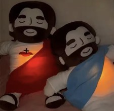 Peluche Gesù 40cm con Effetto