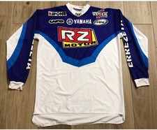 Team RZ Yamaha motocross Jersey vintage Mx RARE maglia ERREZETA Factory YRRD YZ