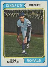 1974 Topps Steve Mingori #537