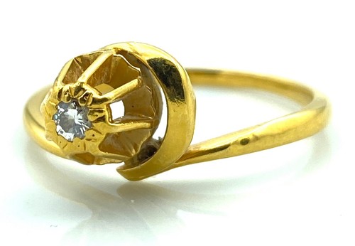Magnifico anello solitario - magnifico, oro