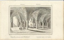 Stampa antica MESSINA Cappella