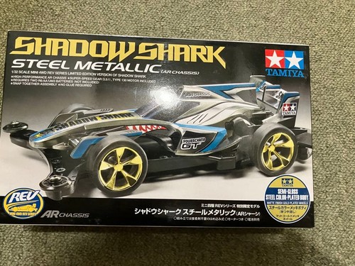 Mini 4wd shadow shark - shark, acciaio