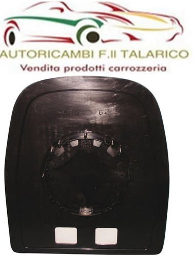 Piastra specchietto specchio - piastra,