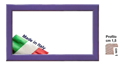 Cornice legno viola - legno, cm