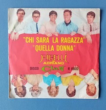 Disco 45 giri 7" Ribelli di Adriano Clan, Chi sarà la ragazza + Quella donna