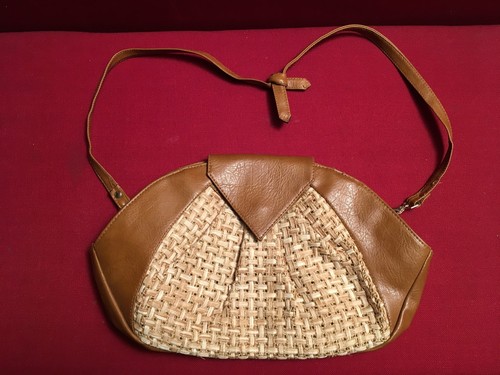 Borsa marrone pelle con - marrone, in
