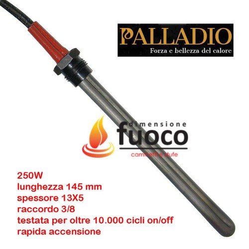 Candeletta accensione ricurva - candeletta,