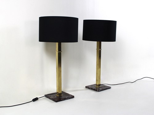 Coppia lampade vintage con - ,
