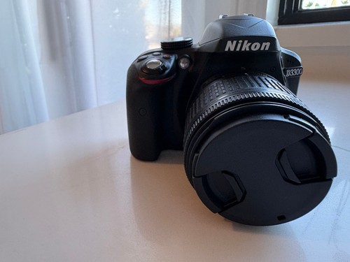 Nikon d3300 with - nikon, af-p